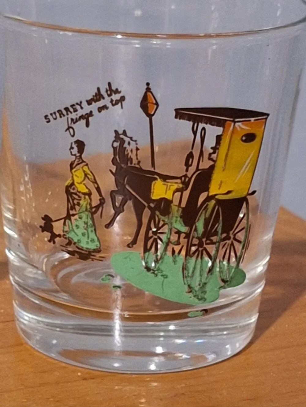 1960s | (2) Vintage Glasses 8 oz